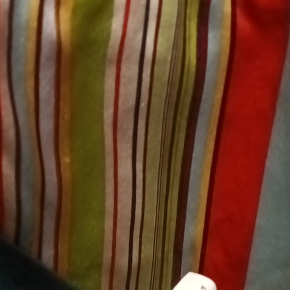 FINAL PRICE J. CREW strapless winter green dress w striped silk lining pleat 8 - Picture 11 of 13